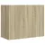 Produktbild 6 för Väggskåp sonoma-ek 75x35x60 cm konstruerat trä