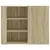 Produktbild 4 för Väggskåp sonoma-ek 75x35x60 cm konstruerat trä