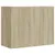 Produktbild 6 för Väggskåp sonoma-ek 75x35x60 cm konstruerat trä