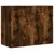 Produktbild 6 för Väggskåp rökfärgad ek 75x35x60 cm konstruerat trä