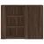 Produktbild 4 för Väggskåp brun ek 75x35x60 cm konstruerat trä