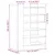 Produktbild 10 för Skoställ rökfärgad ek 74,5x37,5x100 cm konstruerat trä