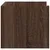Produktbild 5 för Vägghylla brun ek 70,5x35x30,5 cm konstruerat trä