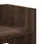 Produktbild 7 för Vägghylla brun ek 70,5x35x30,5 cm konstruerat trä