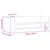 Produktbild 9 för Vägghylla rökfärgad ek 100x35x30,5 cm konstruerat trä