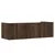 Produktbild 6 för Vägghylla brun ek 100x35x30,5 cm konstruerat trä