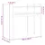 Produktbild 8 för Konsolbord brun ek 100x35x90 cm konstruerat trä