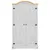Produktbild 4 för Garderob Corona vit 102x52x186 cm massiv furu