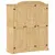Produktbild 2 för Garderob Corona 151,5x52x186 cm massiv furu