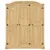 Produktbild 4 för Garderob Corona 151,5x52x186 cm massiv furu