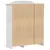 Produktbild 6 för Garderob Corona vit 151,5x52x186 cm massiv furu