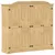 Produktbild 2 för Garderob Corona 194x52x186 cm massiv furu