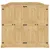 Produktbild 4 för Garderob Corona 194x52x186 cm massiv furu