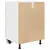 Produktbild 8 för Underskåp sonoma-ek 60x46x81,5 cm konstruerat trä