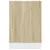 Produktbild 4 för Front för diskmaskin sonoma-ek 45x3x67 cm konstruerat trä