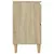 Produktbild 7 för Tvättställsskåp sonoma-ek 80x33x60 cm konstruerat trä