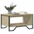 Produktbild 4 för Soffbord sonoma-ek 75x51x40 cm konstruerat trä