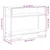 Produktbild 9 för Konsolbord svart 100x35x74,5 cm konstruerat trä