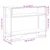 Produktbild 9 för Avlastningsbord rökfärgad ek 100x35x74,5 cm konstruerat trä