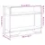 Produktbild 9 för Avlastningsbord brun ek 100x35x74,5 cm konstruerat trä