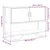 Produktbild 10 för Avlastningsbord brun ek 100x35x74,5 cm konstruerat trä