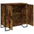 Produktbild 5 för Skänk rökfärgad ek 78x35,5x74,5 cm konstruerat trä