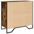 Produktbild 7 för Skänk rökfärgad ek 79,5x35,5x74,5 cm konstruerat trä