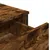 Produktbild 8 för Skänk rökfärgad ek 79,5x35,5x74,5 cm konstruerat trä