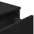 Produktbild 9 för Skänk svart 97x32,5x74,5 cm konstruerat trä