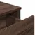 Produktbild 9 för Skänk brun ek 97x32,5x74,5 cm konstruerat trä