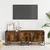 Produktbild 3 för Tv-bänk rökfärgad ek 122x34x41 cm konstruerat trä