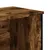 Produktbild 7 för Bokhylla rökfärgad ek 50x31x74,5 cm konstruerat trä