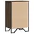 Produktbild 6 för Bokhylla brun ek 50x31x74,5 cm konstruerat trä