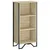 Produktbild 2 för Bokhylla sonoma-ek 50x31x106 cm konstruerat trä