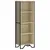 Produktbild 2 för Bokhylla sonoma-ek 50x31x137,5 cm konstruerat trä