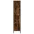 Produktbild 5 för Bokhylla rökfärgad ek 50x31x137,5 cm konstruerat trä