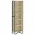 Produktbild 2 för Bokhylla sonoma-ek 50x31x169 cm konstruerat trä