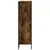 Produktbild 5 för Bokhylla rökfärgad ek 80x31x106 cm konstruerat trä