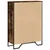 Produktbild 6 för Bokhylla rökfärgad ek 80x31x106 cm konstruerat trä