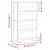 Produktbild 9 för Bokhylla sonoma-ek 80x31x137,5 cm konstruerat trä