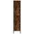 Produktbild 5 för Bokhylla rökfärgad ek 80x31x137,5 cm konstruerat trä