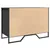 Produktbild 6 för Skoskåp svart 90x38x61,5 cm konstruerat trä