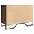 Produktbild 6 för Skoskåp brun ek 90x38x61,5 cm konstruerat trä