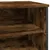 Produktbild 7 för Skoskåp rökfärgad ek 80x38x78 cm konstruerat trä