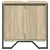 Produktbild 4 för Tvättställsskåp sonoma-ek 60x35x60 cm konstruerat trä