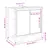 Produktbild 10 för Tvättställsskåp rökfärgad ek 60x35x60 cm konstruerat trä