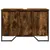 Produktbild 4 för Tvättställsskåp rökfärgad ek 91x35x60 cm konstruerat trä