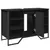 Produktbild 8 för Tvättställsskåp svart 91x35x60 cm konstruerat trä