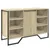 Produktbild 2 för Tvättställsskåp sonoma-ek 91x35x60 cm konstruerat trä
