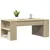 Produktbild 3 för Soffbord sonoma-ek 102x55x42 cm konstruerat trä